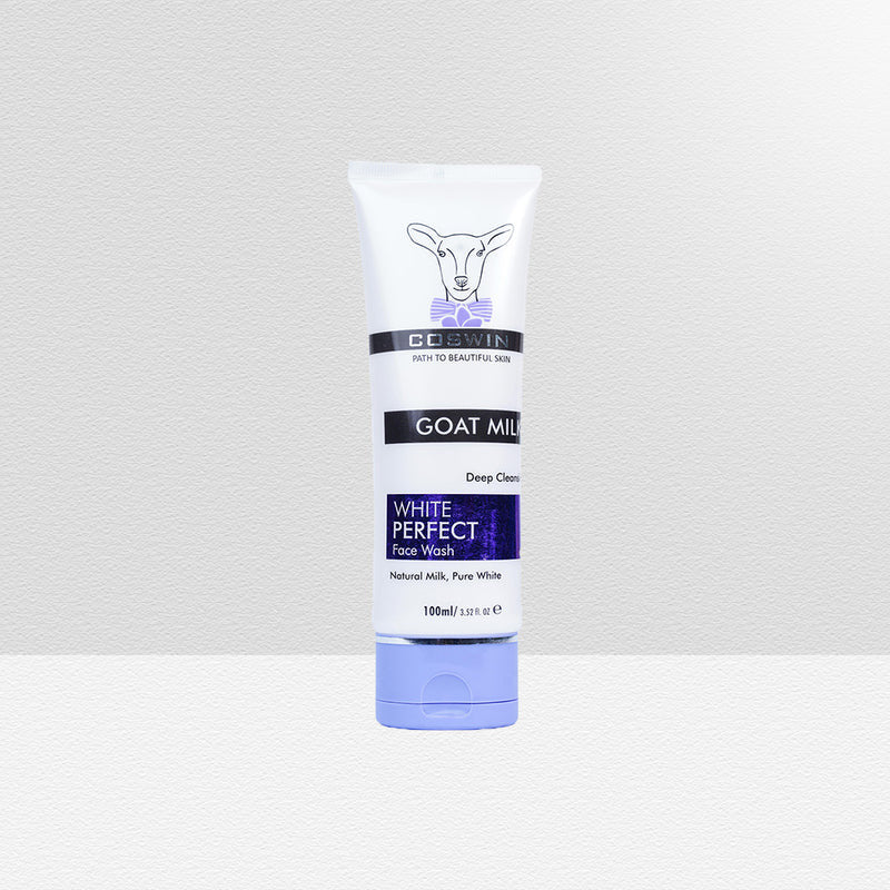 Whitening face wash with goat milk